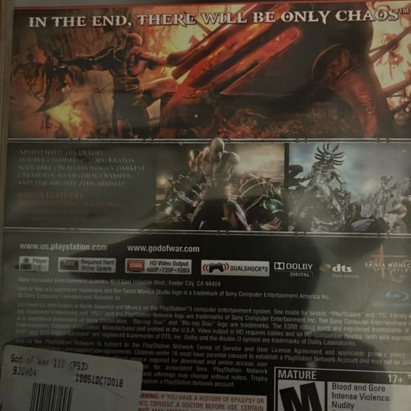 God of War for PS3 M17+ - Picture 2 of 4